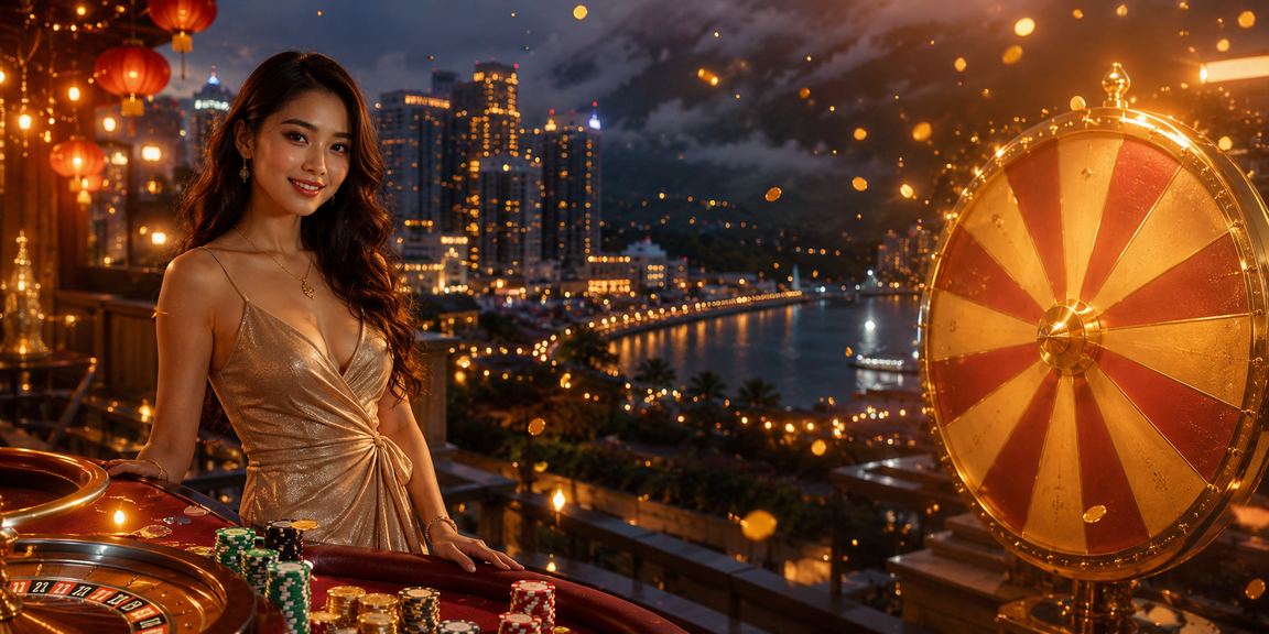 Suasana permainan roulette di kasino Genting Highlands dengan tema hangat